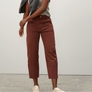Fixed Waist Work Pant Military Green 